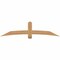 Ekena Millwork Bellingham Timber Gable Bracket, Western Red Cedar, 84"W x 21"H x 3 1/2"D x 5 1/2"F, 6/12 Pitch GBW084X21X0406BEL00SWR - alternate 1